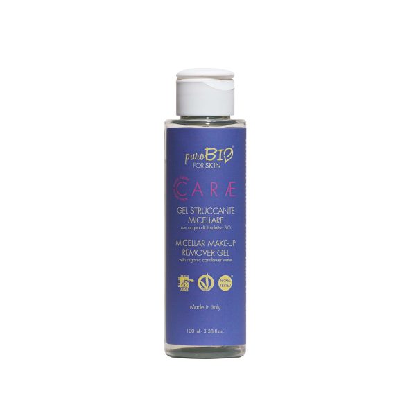 PUROBIO Gel Micellare Struccante con acqua di Fiordaliso