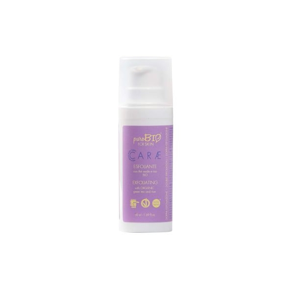 PUROBIO Esfoliante con The Verde e Riso Bio