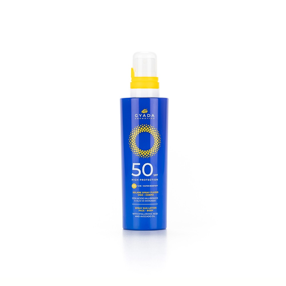 GYADA Solare Spray Viso Corpo SPF 50 Protezione Alta