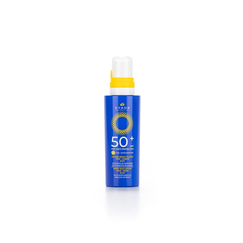 GYADA Solare Spray Viso Corpo Baby SPF 50+ Protezione Molto Alta