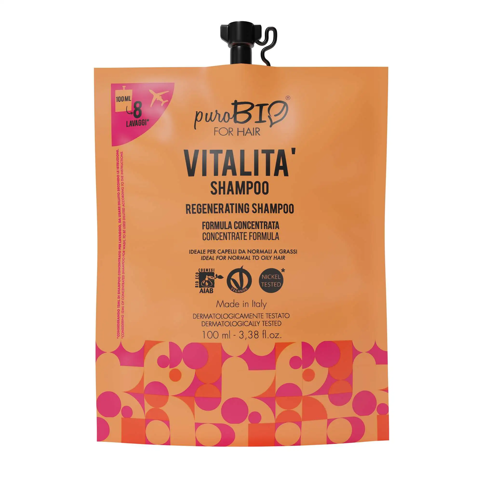 PUROBIO SHAMPOO VITALITÀ IN BUSTINA !