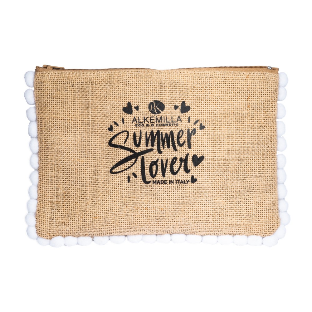 Alkemilla-Pochette in Juta Bianca