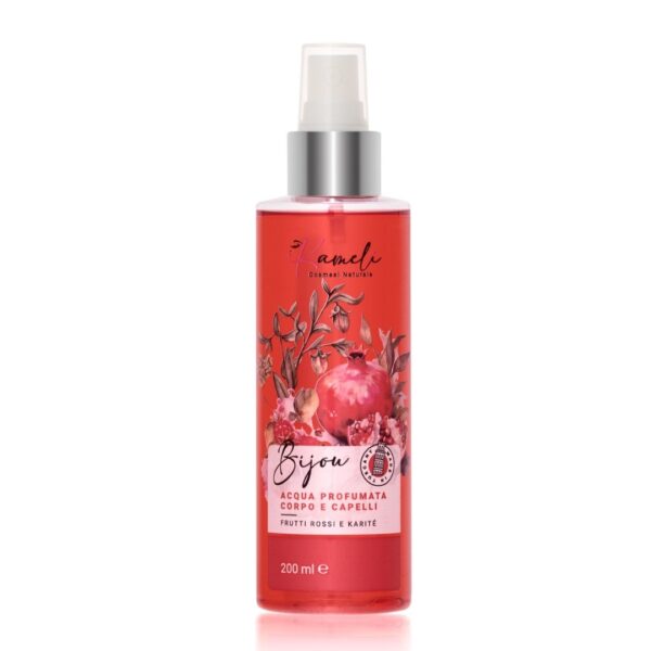 KAMELÌ Bijou – Acqua Profumata Corpo e Capelli Frutti Rossi e Karitè