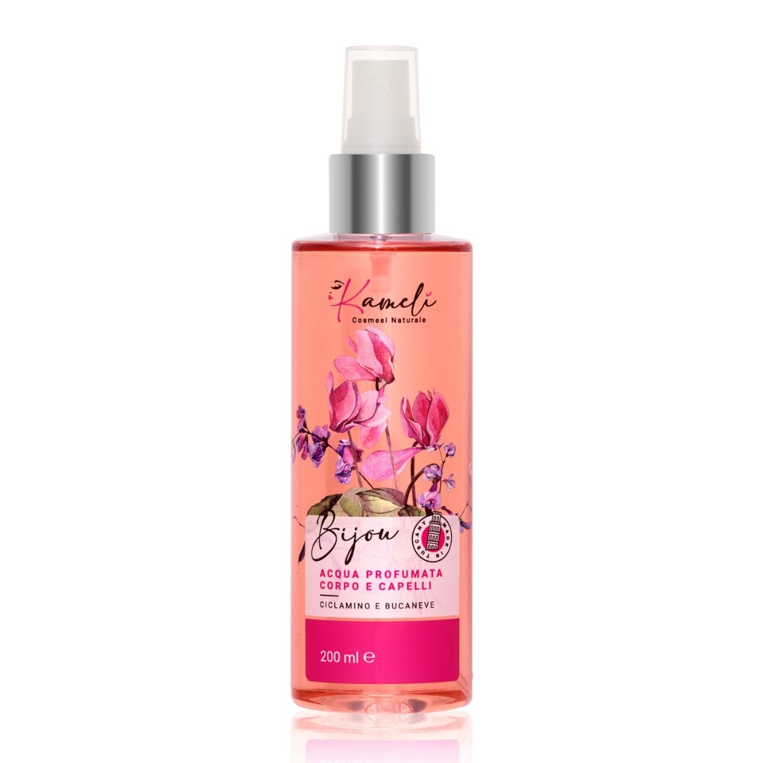 KAMELÌ Bijou – Acqua Profumata Corpo e Capelli Ciclamino e Bucaneve