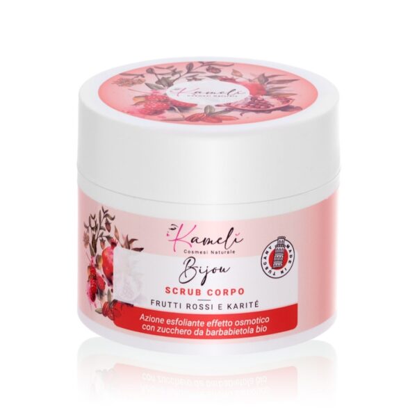 KAMELI' Bijou Scrub corpo Frutti rossi e karitè