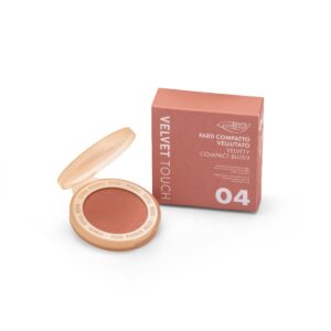 PUROBIO Velvet Touch - Blush Compatto Vellutato 04 Corallo con Packaging